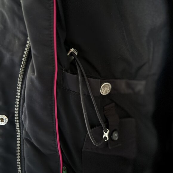 Black Adidas quilted down puffer Size S - Picture 3 of 7